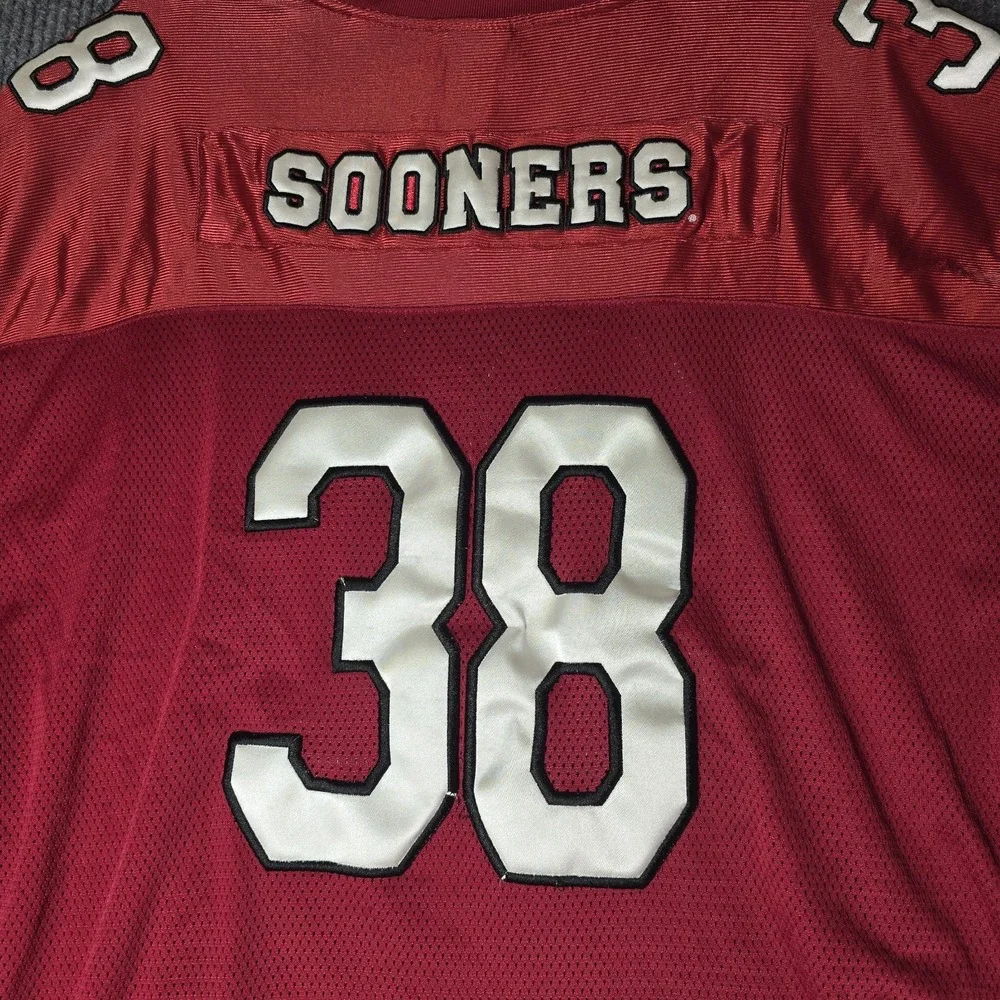 Vintage Oklahoma Sooners OU Starter Jersey Size Large #38